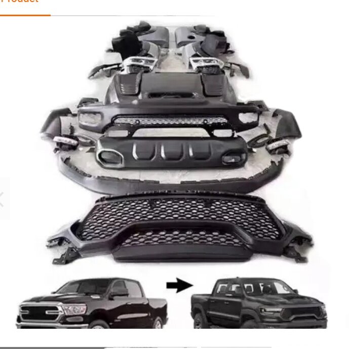 Bodykit para Dodge Ram 1500 para TRX, Carro conversão Auto peças, Acessórios completo