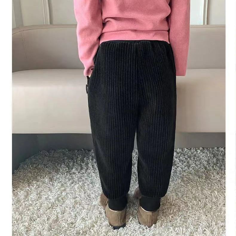 Children's Clothing Girls' Casual Spring and Autumn New Fashion All-Matching Ankle Banded Pants Girls' Sports Bloomers Outer