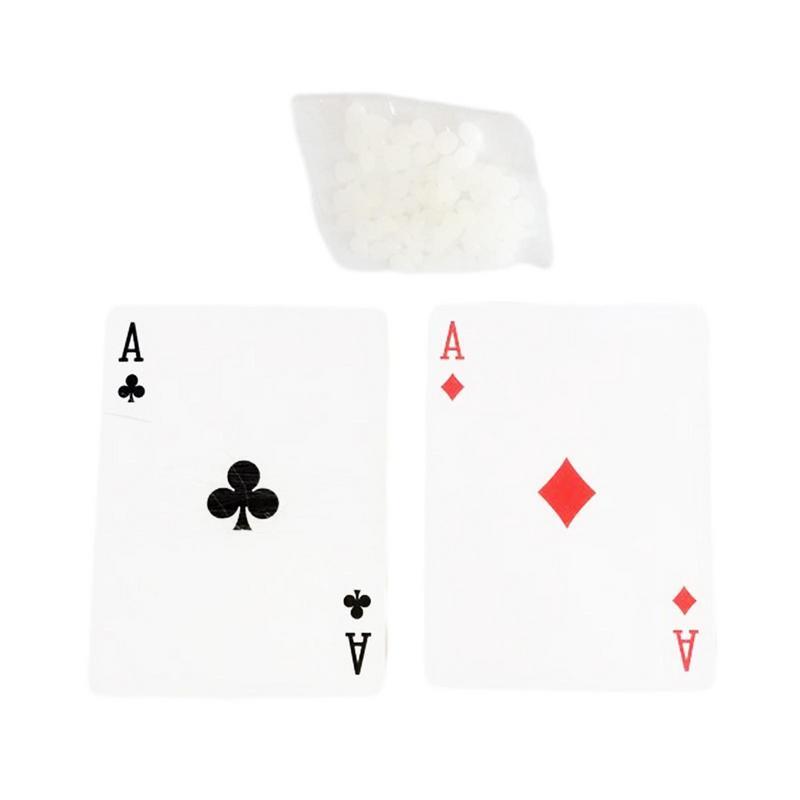 Unoszące się karty do pokera śmieszne sztuczki, podplot, podpór, latające karty do gry, magiczne rekwizyty, magiczne sztuczki z bliska, obrotowe