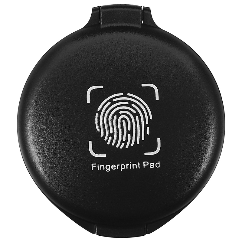 Portátil Fingerprint Ink Pad, Mini Pads, Round Inkpads, Ferramenta Multi-uso, Arquivo Líquido