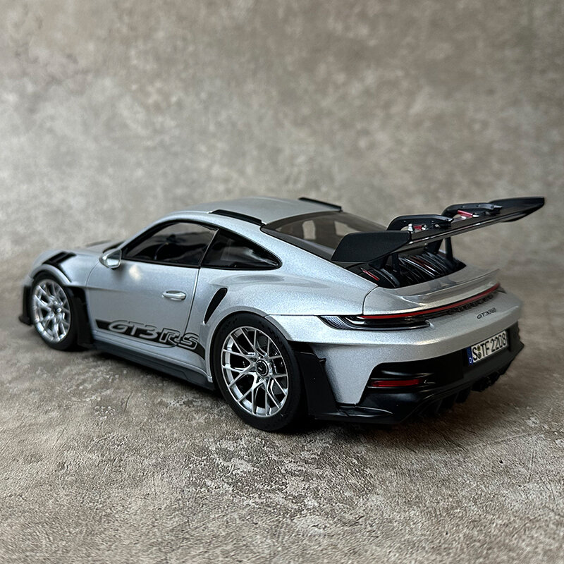 NOREV-Metal Model Car, Porsche 911 GT3 RS, 1:18, Estática, Presente de aniversário, Enviar Amigos, Opções Coloridas, 2022