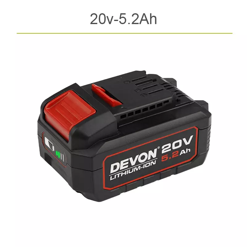 Devon-Bateria sem fio universal, plataforma de bateria Flex, 20V, 2Ah, 4Ah, 5Ah, terno para 2903, 2905, 5733, 5831, 5401 série
