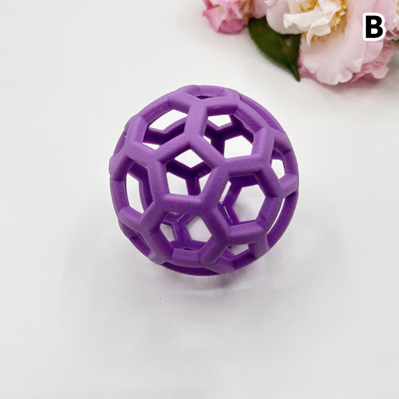 Natural Rubber Pet Dog Toys Dog Chew Toys Tooth Cleaning Treat Ball Extra-tough Interactive Elasticity Ball For Pet Accessories