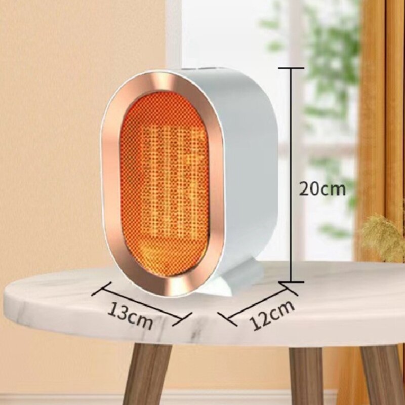 1200W Desktop Electric Heater Mini Portable Heating Fan Home Office PTC Ceramic Heating Warm Air Blower Warmer