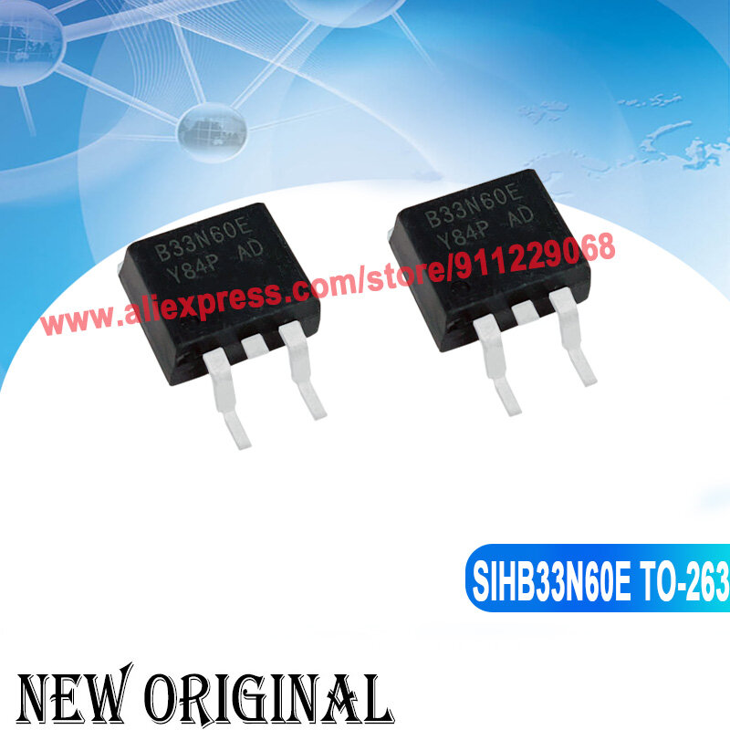 (5 piezas) SIHB33N60E B33N60E TO-263 / S8016NRP TO-263 / IRGR3B60KD2 GR3B60KD2 / FQB6N40C TO-263