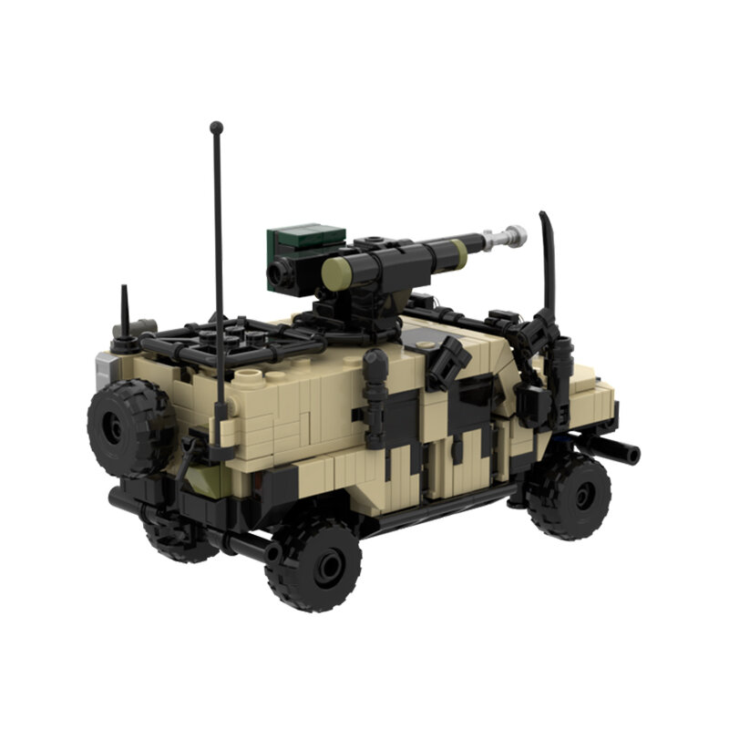 MOC العسكرية-تكنولوجيا خاصة طوب مركبات قتالية ، نموذج عرض تجميع DIY ، هدية لعبة للأطفال ، مجموعة