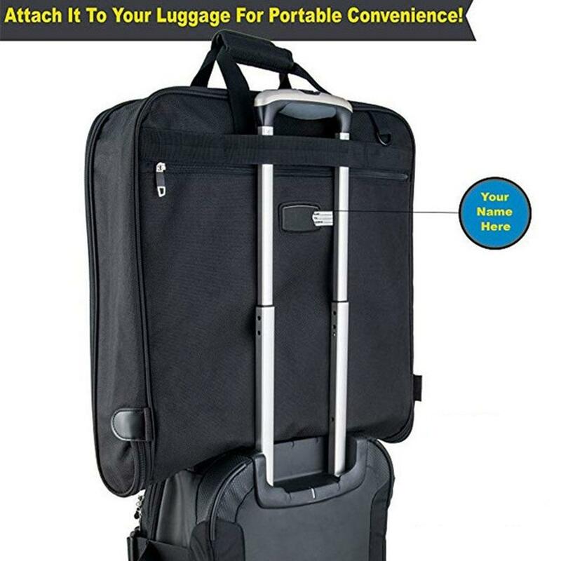 Tas pakaian tahan air dan tahan debu multifungsi, sarung tas pakaian bisnis portabel perjalanan V3X1