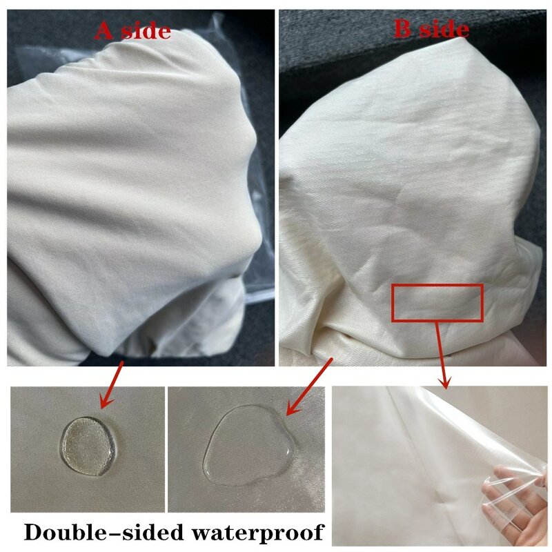 Double-Side Waterproof Sofa Seat Cushion Cover Elastic Protector Sofa Covers Pets Kids Livingroom Sofas Case with Random Gift