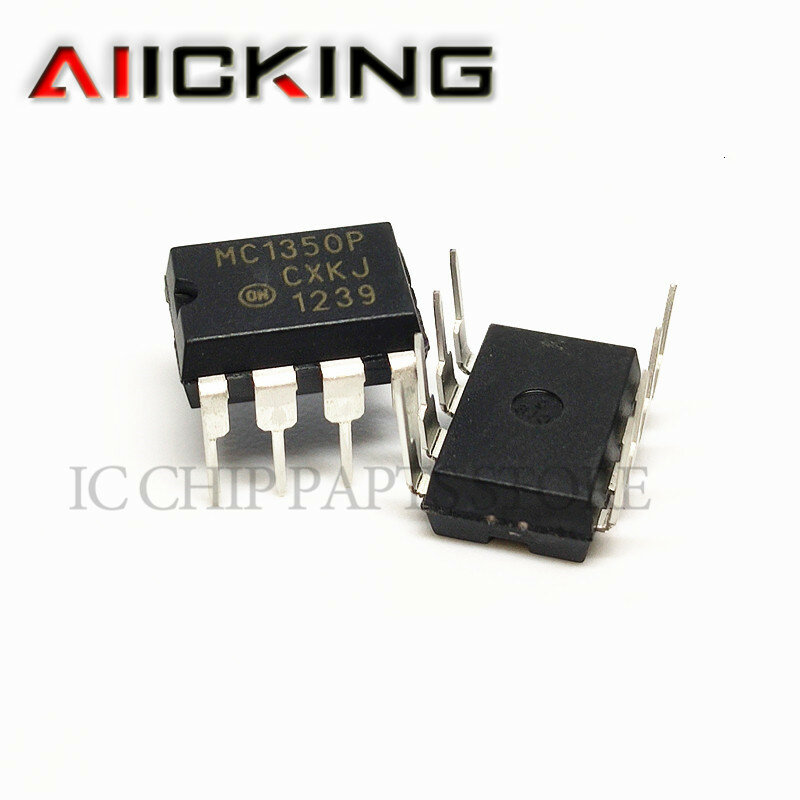Amplificador MC1350P 10 piezas DIP-8 IF circuito integrado con amplio rango AGC Original en Stock