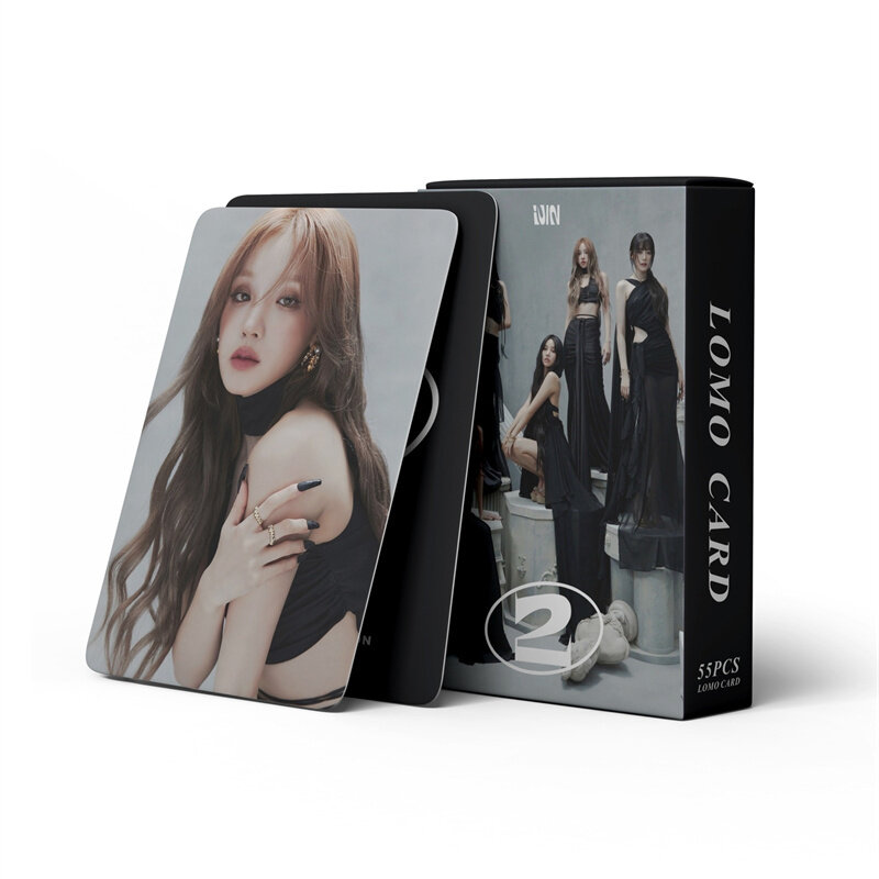 Kpop 55ชิ้น/เซ็ต (G) อัลบั้ม2ND I-DLE โลโมการ์ดโปสการ์ดรูปผู้หญิงรูปถ่ายมินนี่ shuyeon Yuqi miyeon