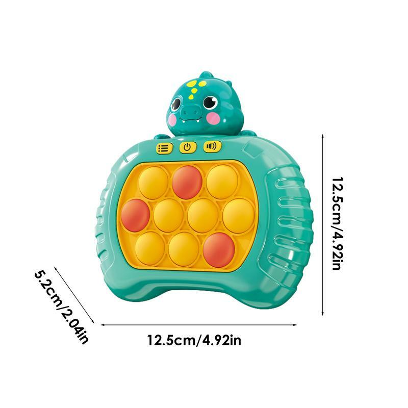 Fast Push Handheld Game Push Bubble Fast Puzzle Stress Relief Toy Sensory Toys Travel Games Light-up Pop Toy For Children Indoor