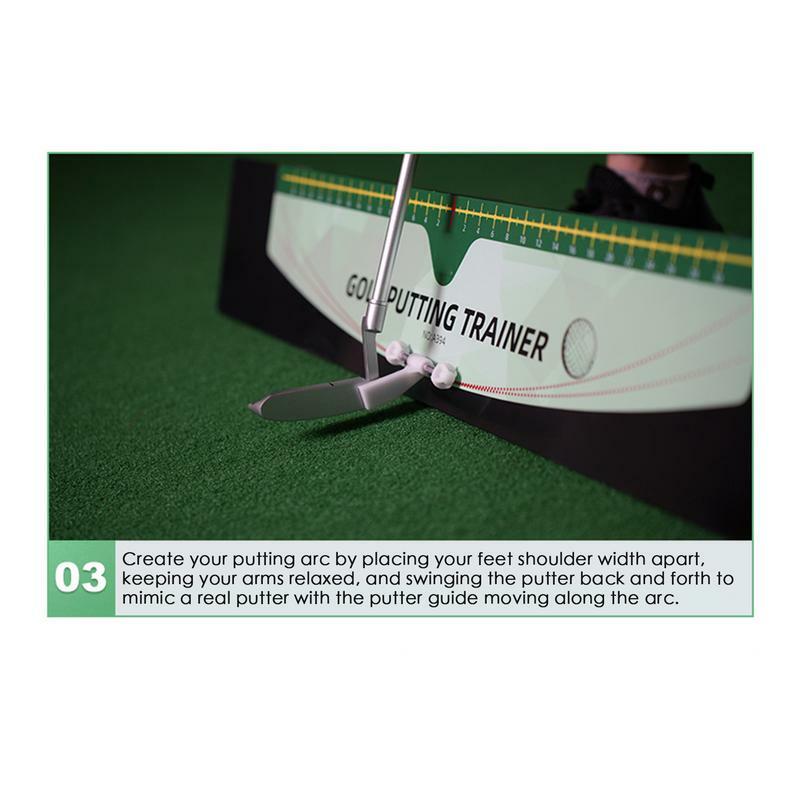 Golf Putting Alignment Tool Putting Golf Tool für die Ausrichtung Praxis Golf Putting Korrektur für Haltungs korrektur Golf