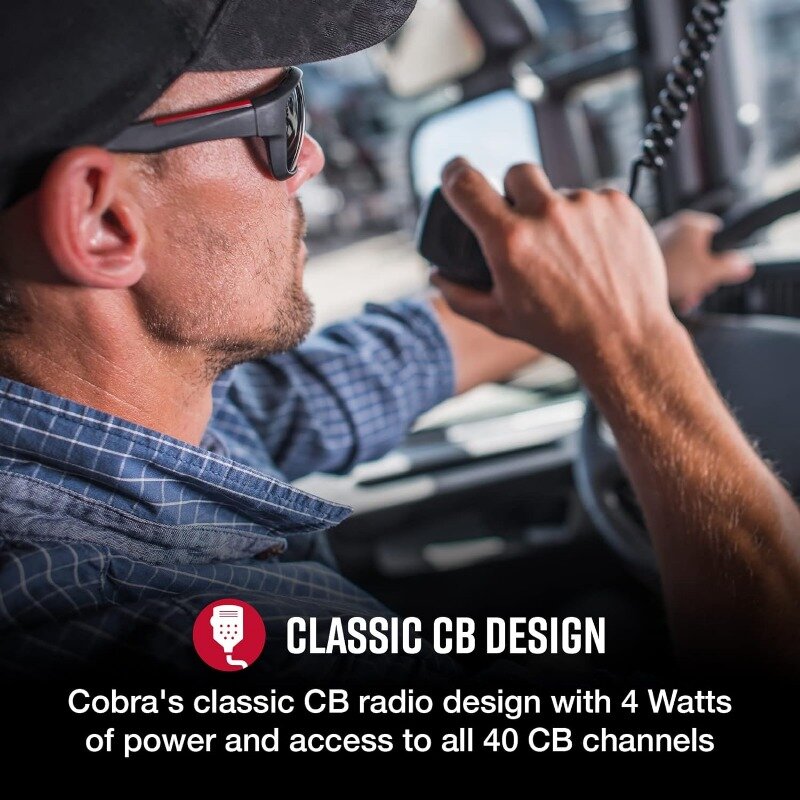 29 LTD Radio CB profesional AM/FM clásica, fácil de operar, Radio de emergencia, Canal instantáneo 9, salida de 4 vatios