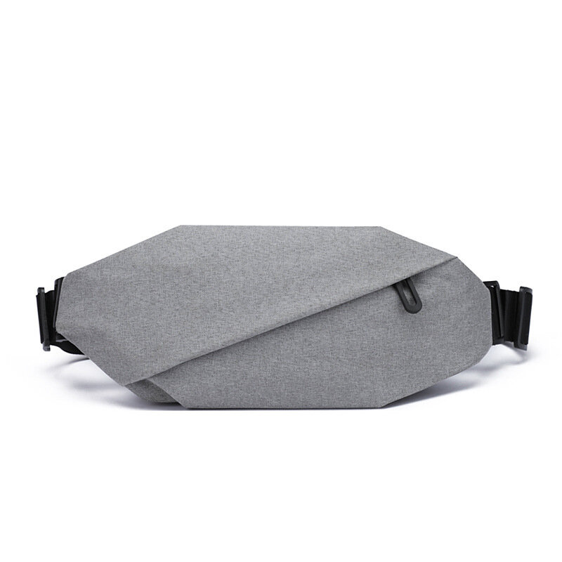 Bolso de pecho deportivo para hombre, bolsa de hombro cruzada, impermeable, delgada, diseño de moda, 2024