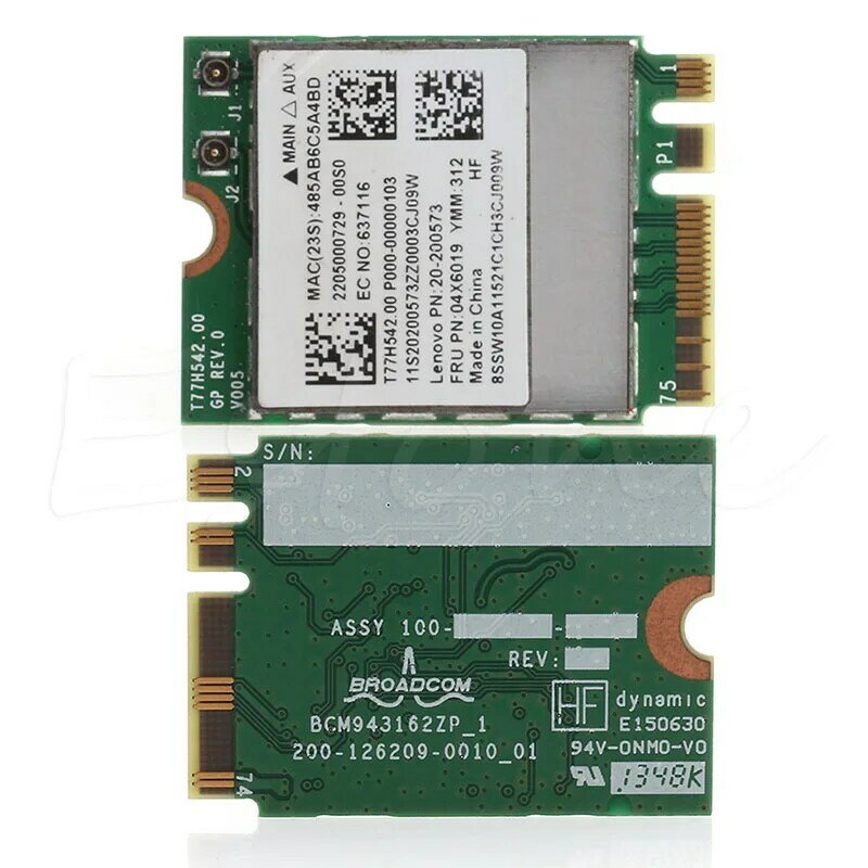Bluetooth-compatible 4.0 Dual-band Wireless WIFI Card for lenovo G50-30 45 70 Dropship