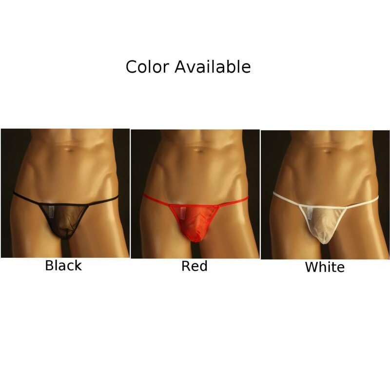 กางเกงในจีสตริงเซ็กซี่สำหรับเกย์กางเกงในตาข่ายซีทรูกางเกงในเอวต่ำกางเกงในบิกินี่สำหรับผู้ชาย