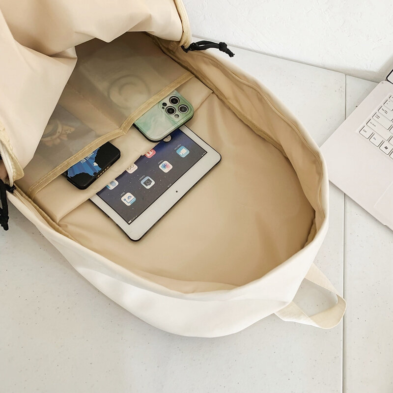 Рюкзак унисекс в стиле преппи 2024, модный дизайнерский вместительный рюкзак для подростков, школьный портфель для мальчиков и девочек, мужская повседневная сумка
