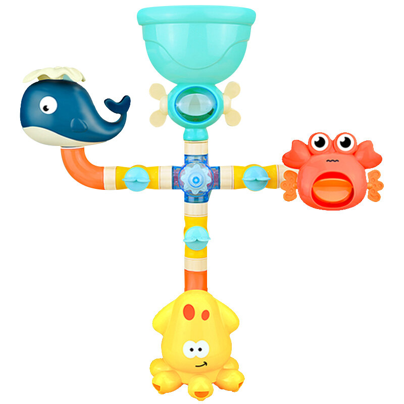 Waterwheel Dabbling Toy para crianças, Brinquedos De Banho Do Bebê, Jogo De Água, Chuveiro De Torneira, Spray De Banheira, Banheiro Do Animal, Natação De Verão
