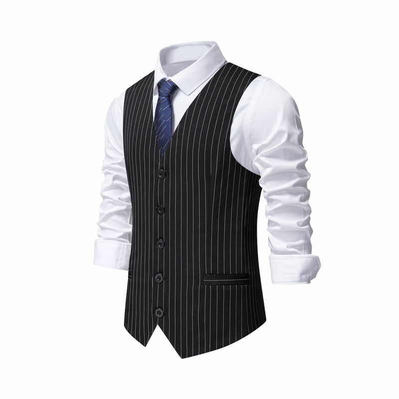 Groom's formal dress, men's casual business attire, suit and vest