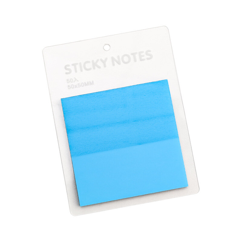 Bloc-Notes autocollant Transparent étanche, 50 feuilles de papier, pour journal intime, papeterie de bureau pour étudiant