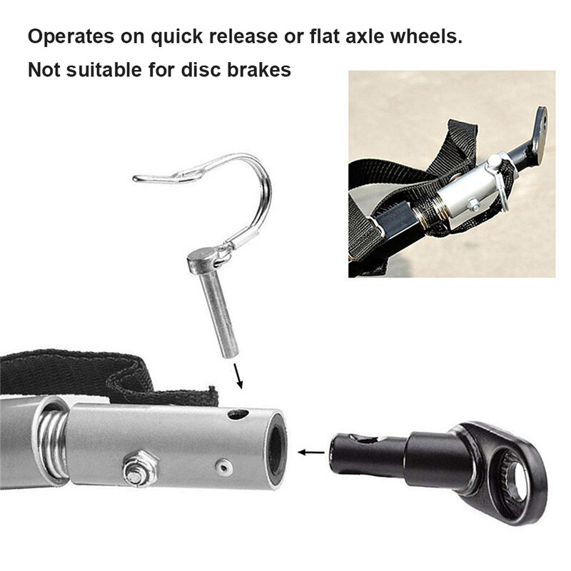 Bicycle Trailer Clutch Hitch Pet Stroller Coupler Linker Towing Accessories