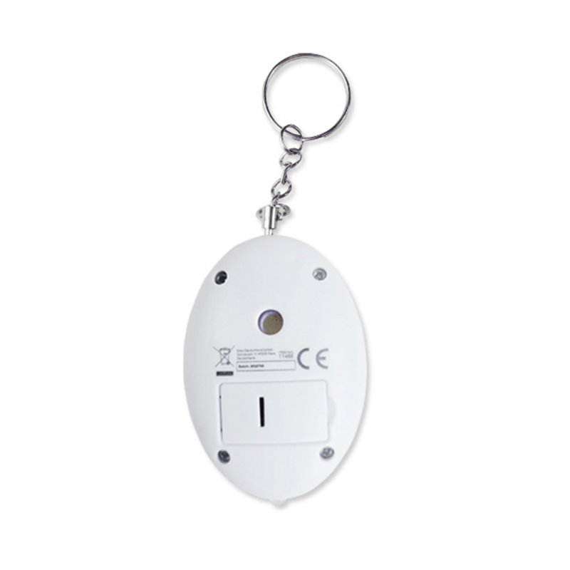 Lampka LED samoobrona alarmu kobiece ochronny zabezpieczający ratunkowe brelok alarmowy 100dB dźwięku przed atakiem