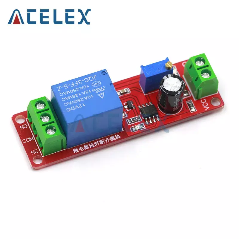 NE555 DK555 Timer Switch Adjustable Disconnect Module Time delay relay Module DC 12V Delay relay shield 0~10S