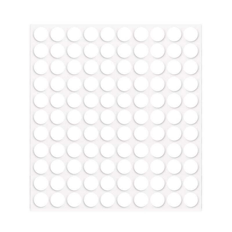 Pegatinas de puntos extraíbles transparentes de doble cara, masilla redonda transparente sin rastro, tachuelas adhesivas para decoración de festivales, 20mm/15mm, O9X5