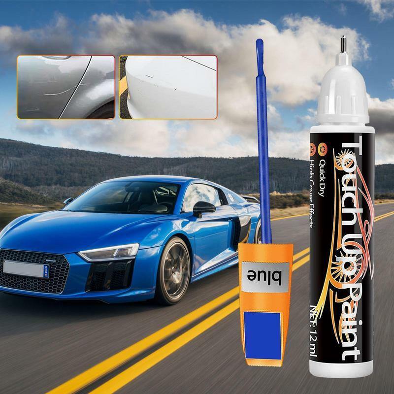 Penna per riparazione graffi per vernice per auto forniture per ritocchi per veicoli Design due in uno 12ml per vari graffi profondi pennarello per rimozione rapida