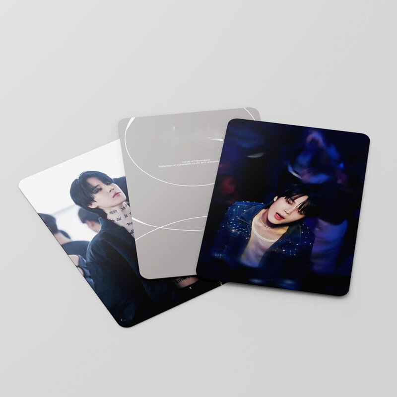 Kpop Idol Lomo بطاقة الوجه بطاقة بريدية الألبوم ، صور جديدة طباعة بطاقات ، المشجعين الهدايا جمع ، 5 قطعة لكل مجموعة
