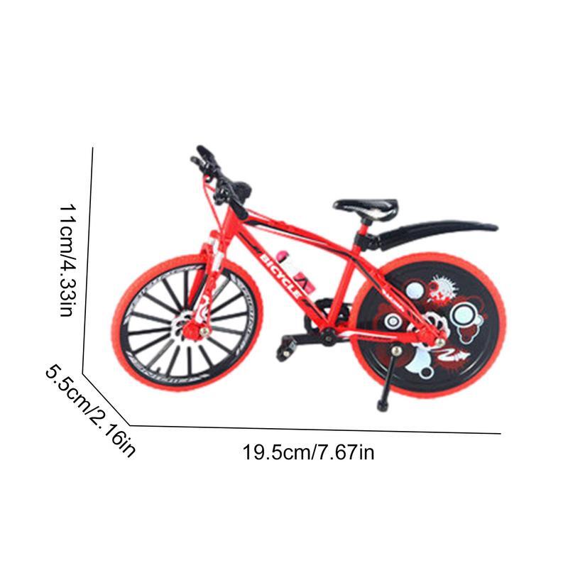 Mini Alloy Bicycle Model Kids Simulated Alloy Bicycle Toy Creative Vehicle Automobile Tabletop Home Ornaments Gifts Collections