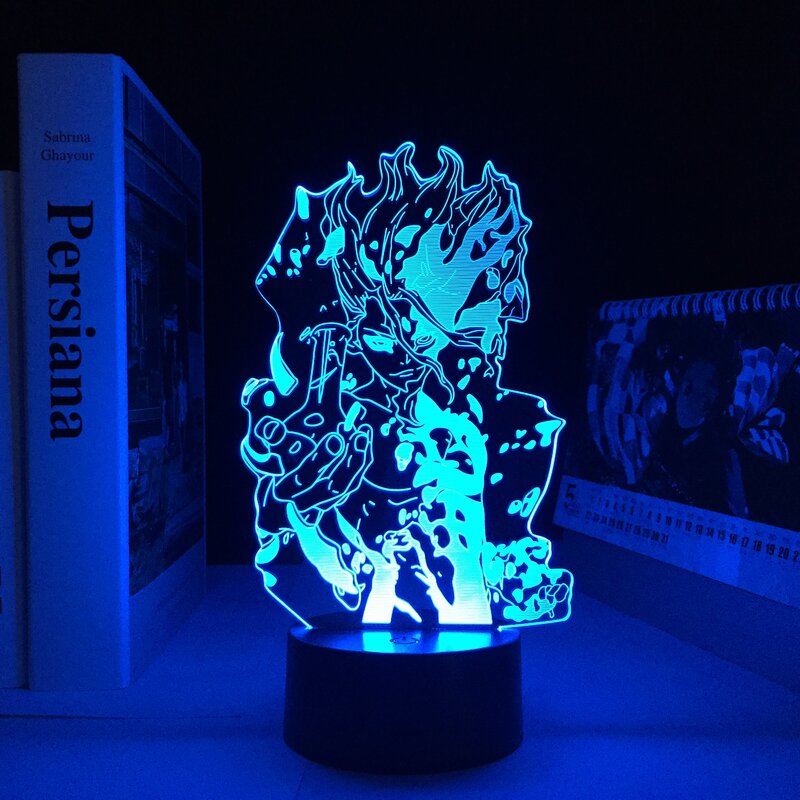 Dr Stones-lámpara de mesa 3D con figura de Anime para niños, luz de noche de decoración para dormitorio, regalo de cumpleaños, Dr Stone, Acrílico