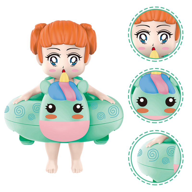Kinder Kinder Mädchen Kinder Mädchen Spielzeug Bad Uhrwerk Badewanne Wasser Cartoon Wind Up Tier Baby