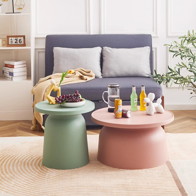 Minimalistyczny luksusowy stolik na kawę salon nowoczesny okrągły domowy stół kuchenna kawa Nordic sypialnia Tavolino Da Salotto dekoracja