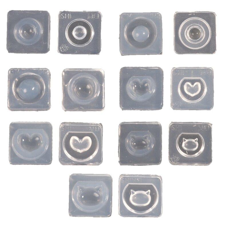E0BF силиконовые формы для штамповки ногтей силиконовые штампы для полировки смолы милые формы для УФ-геля DIY инструменты для