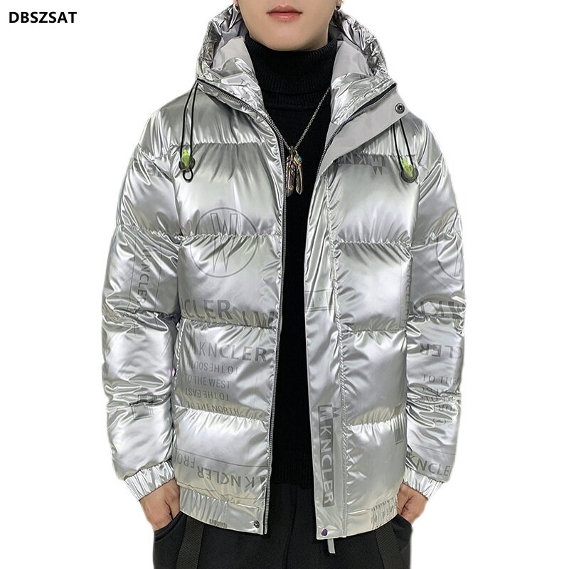 冬の男性用フード付きジャケット,厚いカップル用の白,冬,新しいコレクション2023