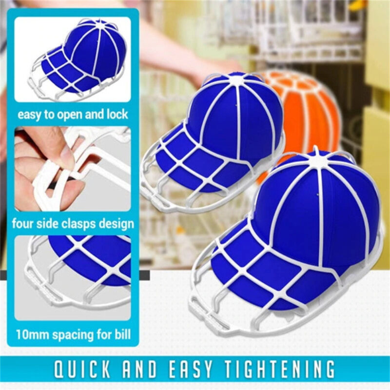 Baru Dalam Topi Pencuci Bisbol untuk Dewasa Anak-anak Topi Mesin Cuci Bingkai Kandang Penyimpanan Topi Pembersih Pembentuk Pelindung Rak untuk Mesin Cuci