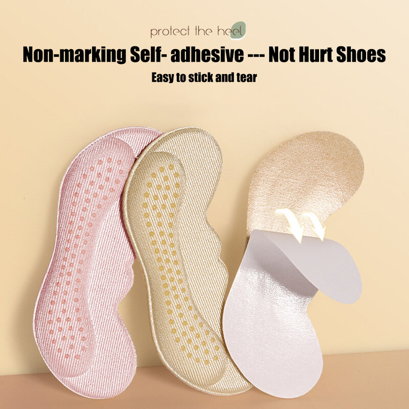 1 paio di protezioni per il tallone per le donne scarpe taglia riduttore cuscino di riempimento solette per tacchi alti fodera inserto tallone sollievo dal dolore cuscinetti per scarpe