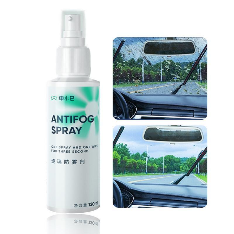 Interior Glass Anti-Fog Car Defogger, Anti-Fog Spray, Antifog Spray, Automotivo, Impedir Nebulização, Melhorar a Condução, 120ml