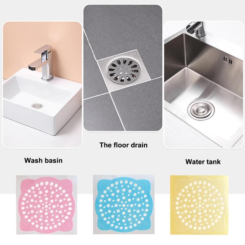 Disposable Drain Filter Paper Shower Drain Kitchen Filtering Filter Tools Outlet Sticker Household Filter Sewer Sink Q8N7