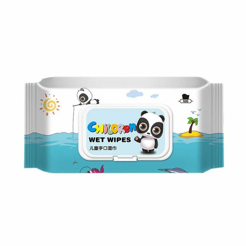 60 Sheets Cleaning Wipes Children Friendly Portable Hand Wipes with Cover Plant Extract Cleaning Supplies K1KC