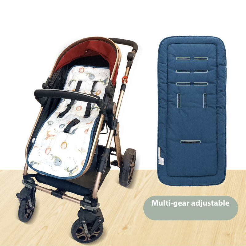 Wózek dziecięcy wygodny bawełniany wózek mata z podkładką poduszka dla niemowląt fotel samochodowy akcesoria dla dzieci