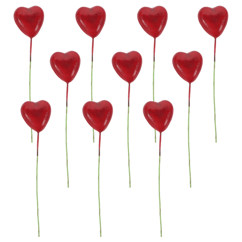 Миниатюрные воздушные шары, миниатюрная имитация любви, реквизит для украшения дня рождения, игрушки для домашней игры, декоративная верхняя шляпа, красная искусственная пена