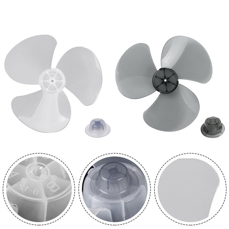 Plastic Fan Fan Blade For Standing Pedestal Fan 16 Inch 3 Leaves General Accessories Plastic Fan Blade Fan Accessories