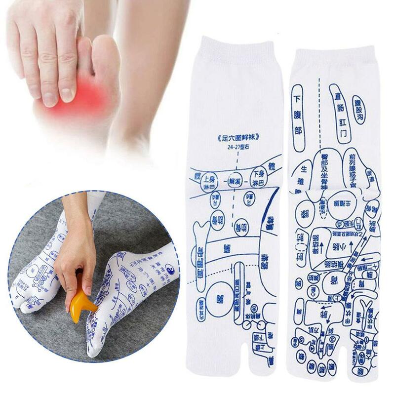 Massage Relieve Tired Feet Socks Acupressure Foot Massager Socks Tool Point Foot Sock Reflexology Physiotherapy J4E1