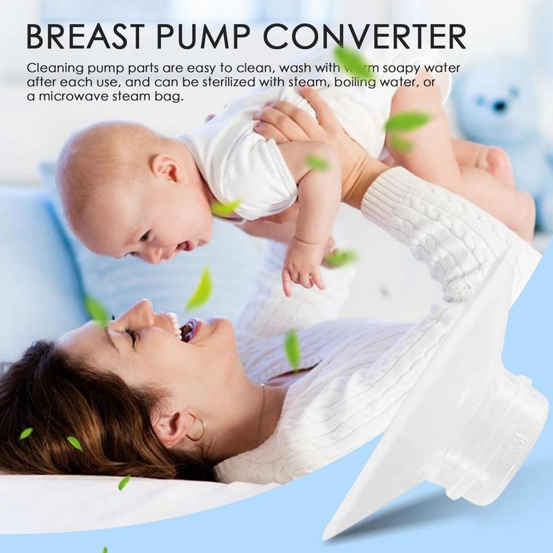 Bottle Converter Adapter Breast Pump Shield Size Convertor Silicone Electric Breast Pump & Hands-Free Breast Pump Part