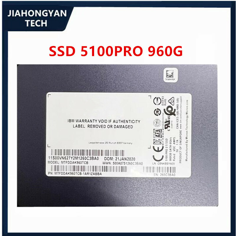 Oryginał dla Micron 5300PRO 5100PRO 960G 1.92T SATA SSD klasy korporacyjnej jest nowy