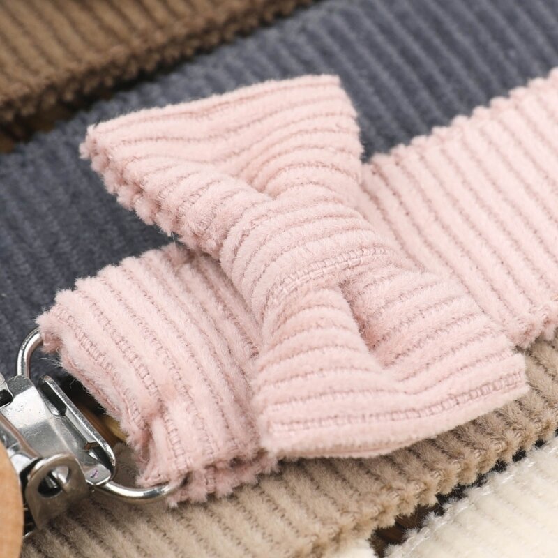 Safe & Durable Pacifier Strap Cotton & Pacifier Holder Soft Pacifier Chain