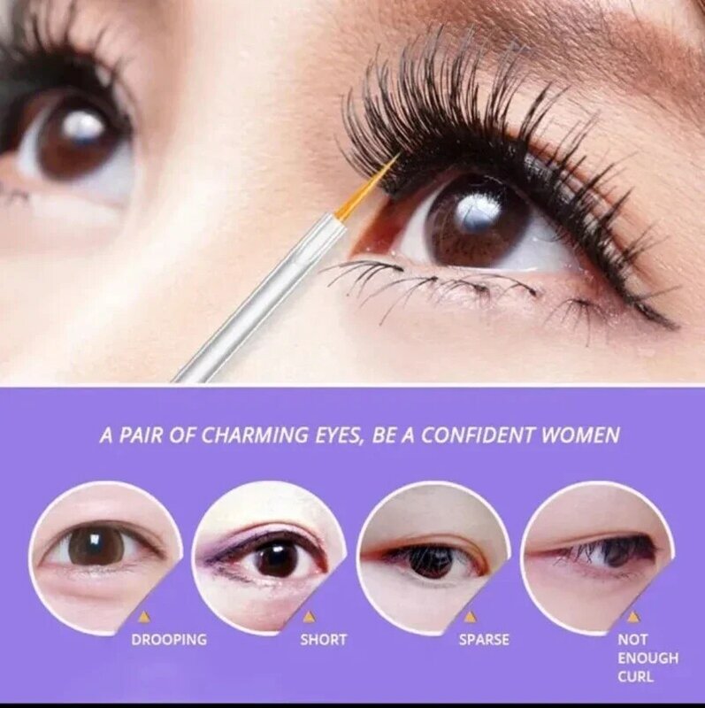 Eyelash Growing Serum Promotes Thicker Lashes Enhances Speed Quality Of Lash Growth Grow Eyelashes Fast 5 Days Make-up for women