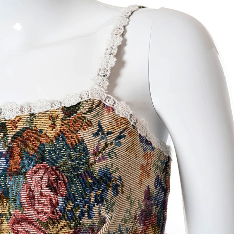 Gợi Cảm Yếm Cho Xe Tăng Áo Trơn Nữ Vintage In Áo Ngực Crop Top Với Băng Cho Quần Váy Váy Áo Trang Sức Giọt